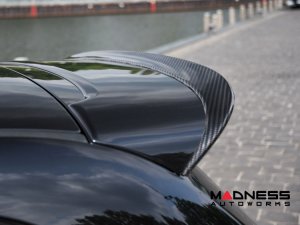 FIAT 500 ABARTH Rear Spoiler Extension - Carbon Fiber FIAT 500 ABARTH Rear Spoiler Extension - Carbon Fiber
